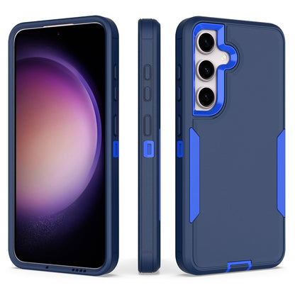 For Samsung Galaxy S25+ / S24+ 5G Magnetic 2 in 1 PC Hybrid TPU Phone Case(Royal Blue+Dark Blue) - Galaxy S24+ 5G Cases by PMC Jewellery | Online Shopping South Africa | PMC Jewellery | Buy Now Pay Later Mobicred