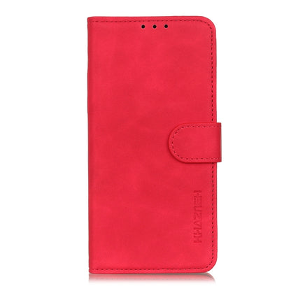 For Google Pixel 9 KHAZNEH Retro Texture Flip Leather Phone Case(Red) - Google Cases by PMC Jewellery | Online Shopping South Africa | PMC Jewellery | Buy Now Pay Later Mobicred