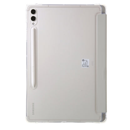 For Samsung Galaxy Tab S9 FE Clear Acrylic Deformation Leather Tablet Case(Grey) - Galaxy Tab S9 FE by PMC Jewellery | Online Shopping South Africa | PMC Jewellery