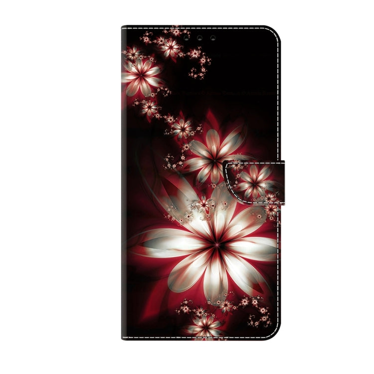 For Motorola Moto G14 Crystal 3D Shockproof Protective Leather Phone Case(Fantastic Flower) - Motorola Cases by PMC Jewellery | Online Shopping South Africa | PMC Jewellery | Buy Now Pay Later Mobicred