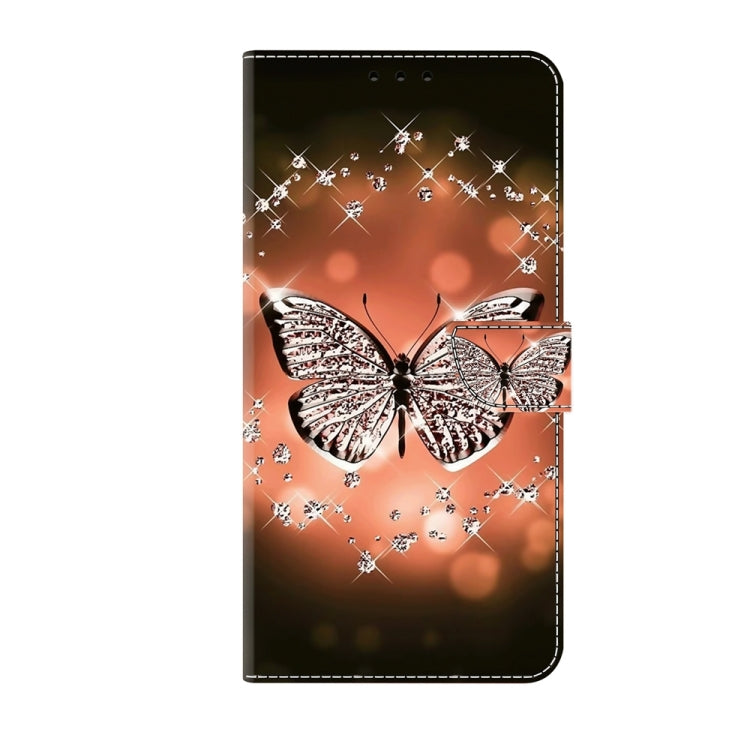 For Motorola Moto G54 Crystal 3D Shockproof Protective Leather Phone Case(Crystal Butterfly) - Motorola Cases by PMC Jewellery | Online Shopping South Africa | PMC Jewellery | Buy Now Pay Later Mobicred