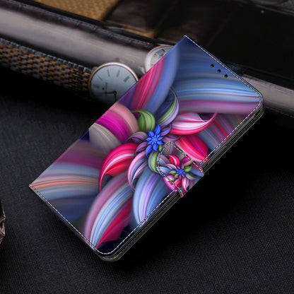 For Motorola Moto G Play 2024 Crystal 3D Shockproof Protective Leather Phone Case(Colorful Flower) - Motorola Cases by PMC Jewellery | Online Shopping South Africa | PMC Jewellery | Buy Now Pay Later Mobicred