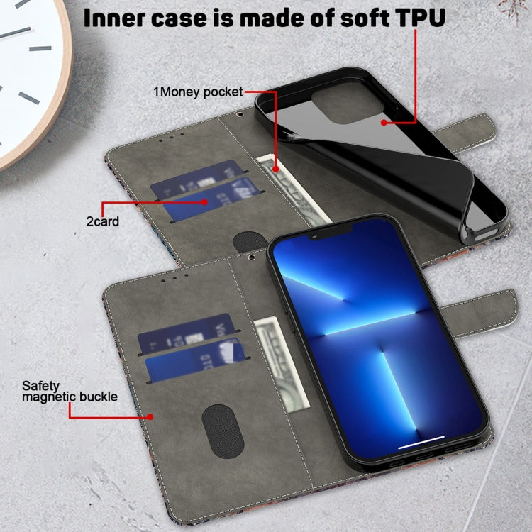 For Motorola Moto G34 Crystal 3D Shockproof Protective Leather Phone Case(Butterfly) - Motorola Cases by PMC TechLife | Online Shopping South Africa | PMC TechLife | Buy Now Pay Later Mobicred