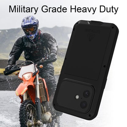 For iPhone 16 LOVE MEI Metal Shockproof Life Waterproof Dustproof Phone Case(Yellow) - iPhone 16 Cases by LOVE MEI | Online Shopping South Africa | PMC Jewellery | Buy Now Pay Later Mobicred