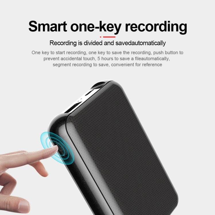 JNN Q75 Magnetic Power Bank Smart Voice Recorder, Memory:4GB(Black) - Recording Pen by JNN | Online Shopping South Africa | PMC TechLife | Buy Now Pay Later Mobicred