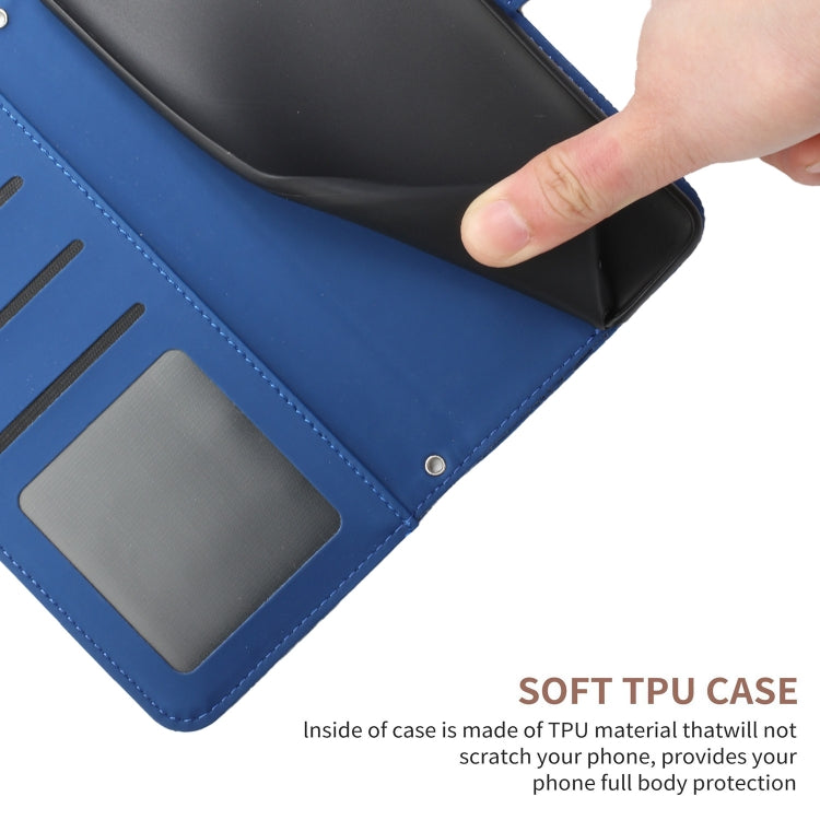 For Google Pixel 9 Skin Feel Butterfly Embossed Flip Leather Phone Case(Blue) - Google Cases by PMC TechLife | Online Shopping South Africa | PMC TechLife | Buy Now Pay Later Mobicred