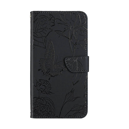 For Google Pixel 9 Pro Skin Feel Butterfly Embossed Flip Leather Phone Case(Black) - Google Cases by PMC Jewellery | Online Shopping South Africa | PMC Jewellery | Buy Now Pay Later Mobicred