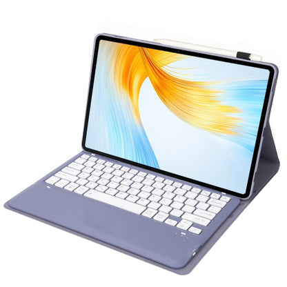 For Lenovo Xiaoxin Pad Pro 12.7 inch AM24 TPU Ultra-thin Detachable Bluetooth Keyboard Tablet Leather Case(Purple) - Lenovo Keyboard by PMC Jewellery | Online Shopping South Africa | PMC Jewellery