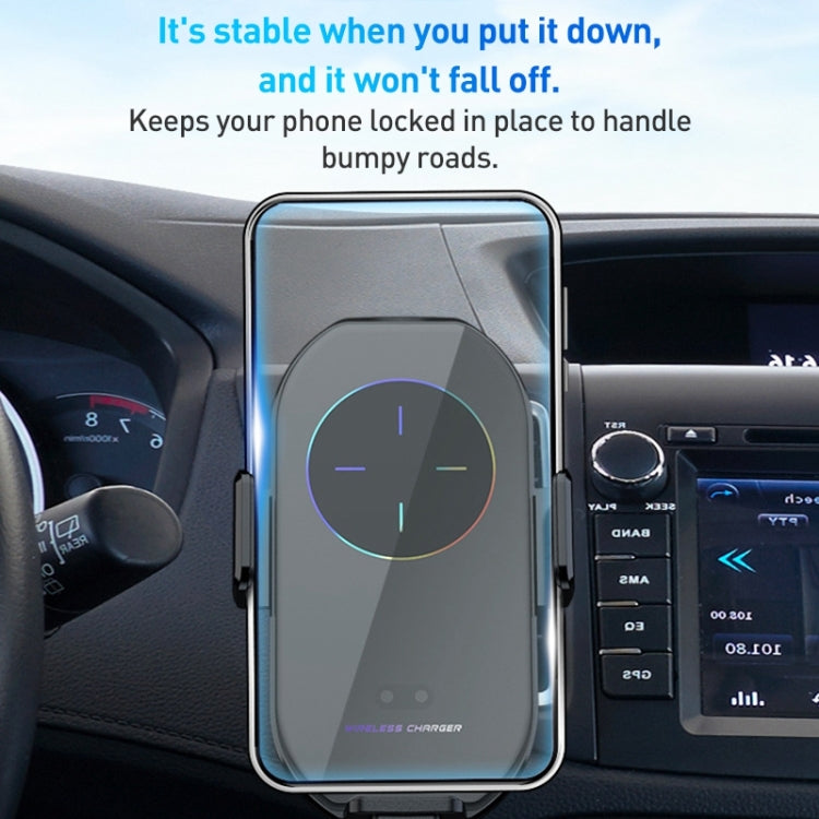 A7s Infrared lnduction Wireless Fast Charging Air Outlet Car Holder - Wireless Charger Holders by PMC Jewellery | Online Shopping South Africa | PMC Jewellery | Buy Now Pay Later Mobicred