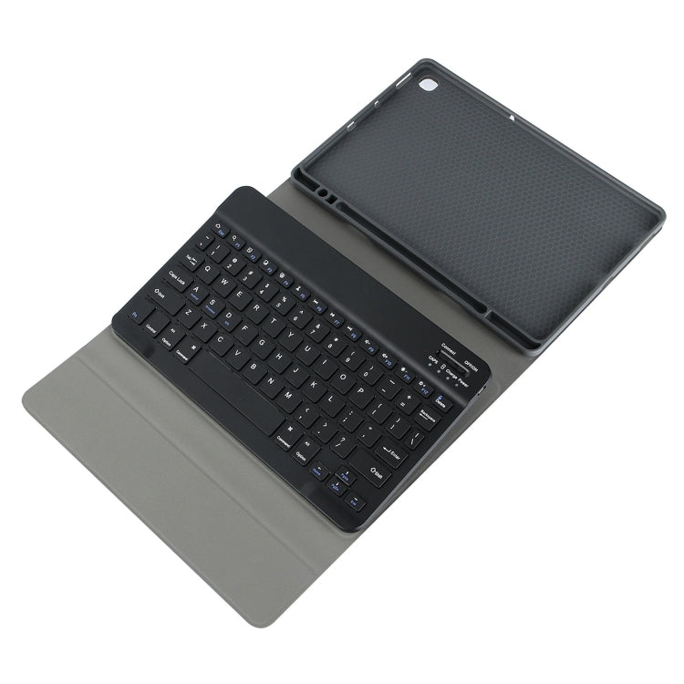 For Samsung Galaxy Tab S9 FE+ Square Cap Bluetooth Keyboard Leather Case with Pen Slot(Green) - Samsung Keyboard by PMC TechLife | Online Shopping South Africa | PMC TechLife