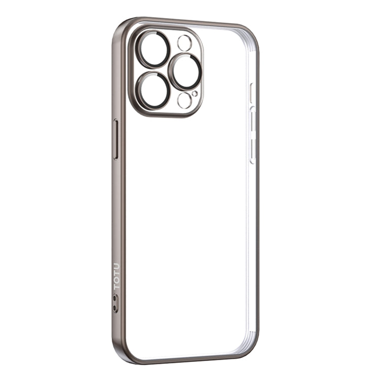 For iPhone 15 Pro Max TOTUDESIGN PC-2 Series Electroplating TPU Phone Case(Gray) - iPhone 15 Pro Max Cases by TOTUDESIGN | Online Shopping South Africa | PMC Jewellery | Buy Now Pay Later Mobicred