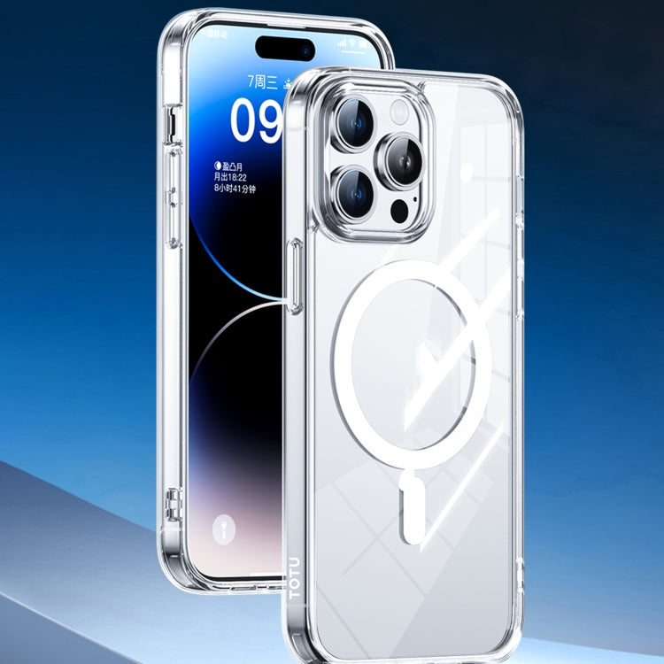 For iPhone 15 Pro Max TOTUDESIGN PC-5 Crystal Shield Series Magsafe Magnetic Phone Case(Transparent) - iPhone 15 Pro Max Cases by TOTUDESIGN | Online Shopping South Africa | PMC Jewellery