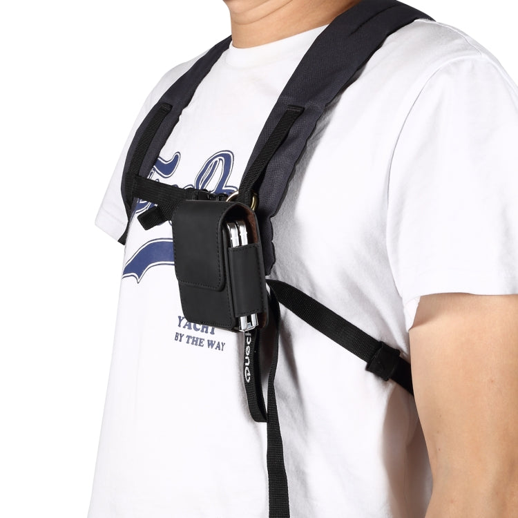 Skin Feel Leather Texture Waist Hanging Phone Case(Black) - Universal Leather Case by PMC TechLife | Online Shopping South Africa | PMC TechLife | Buy Now Pay Later Mobicred