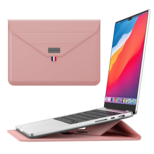 For 13/14 inch Envelope Holder Laptop Sleeve Bag(Pink) - 14.1 inch by PMC Jewellery | Online Shopping South Africa | PMC Jewellery | Buy Now Pay Later Mobicred