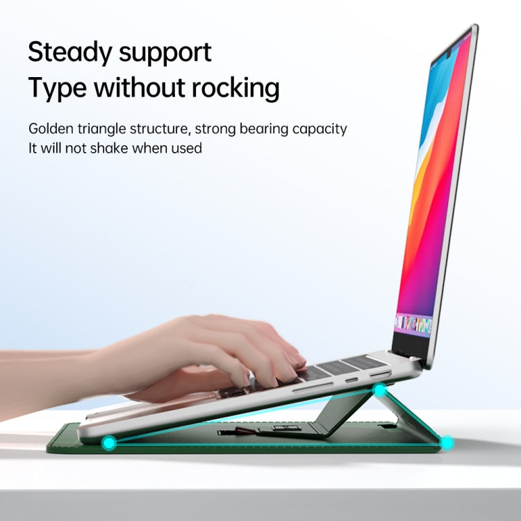 For 13/14 inch Envelope Holder Laptop Sleeve Bag with Accessories Bag(Pink) - Other by PMC Jewellery | Online Shopping South Africa | PMC Jewellery | Buy Now Pay Later Mobicred