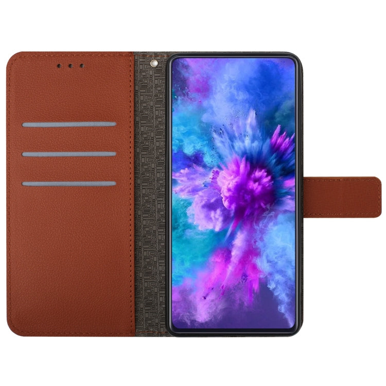For Google Pixel 9 Pro Rhombic Grid Texture Leather Phone Case(Brown) - Google Cases by PMC TechLife | Online Shopping South Africa | PMC TechLife | Buy Now Pay Later Mobicred