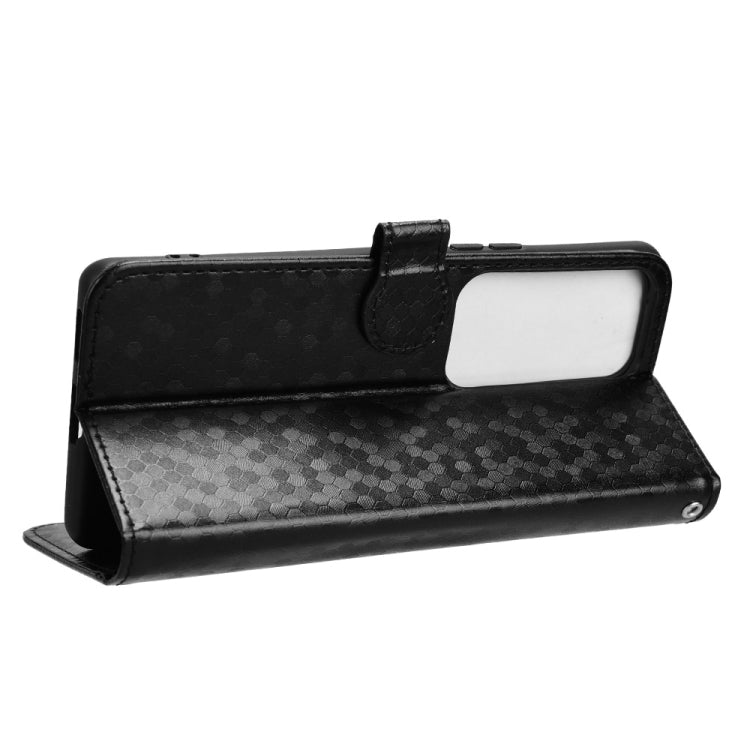 For vivo S18 Pro 5G / V30 Pro 5G Honeycomb Dot Texture Leather Phone Case(Black) - S18 Pro Cases by PMC TechLife | Online Shopping South Africa | PMC TechLife | Buy Now Pay Later Mobicred