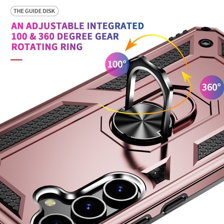 For Samsung Galaxy S24+ 5G Shockproof TPU + PC Phone Case(Rose Gold) - Galaxy S24+ 5G Cases by PMC TechLife | Online Shopping South Africa | PMC TechLife