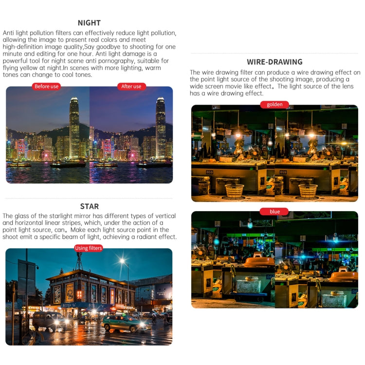 For DJI OSMO Pocket 3 JSR CB Series Camera Lens Filter, Filter:6 in 1 Beauty Black Mist - free shipping - PMC TechLife - Order now!