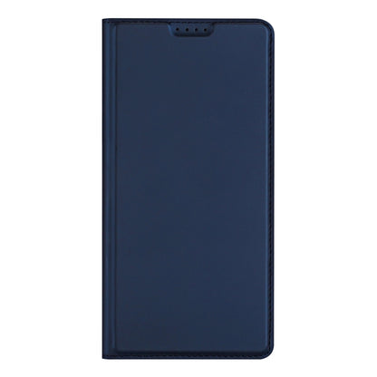 For Samsung Galaxy A55 5G DUX DUCIS Skin Pro Series Flip Leather Phone Case(Blue) - Galaxy Phone Cases by DUX DUCIS | Online Shopping South Africa | PMC Jewellery | Buy Now Pay Later Mobicred