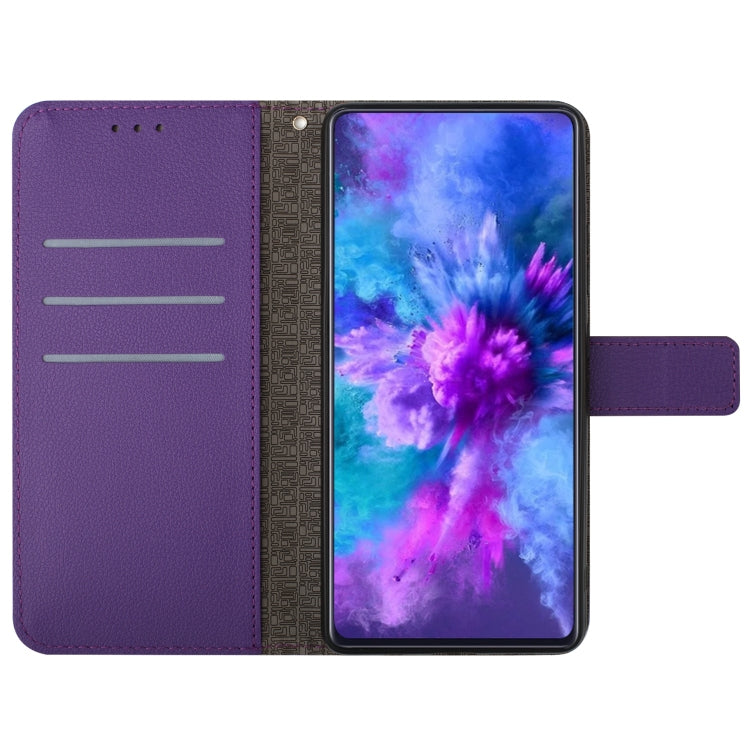 For Sony Xperia 10 VI Rhombic Grid Texture Leather Phone Case(Purple) - Sony Cases by PMC TechLife | Online Shopping South Africa | PMC TechLife | Buy Now Pay Later Mobicred