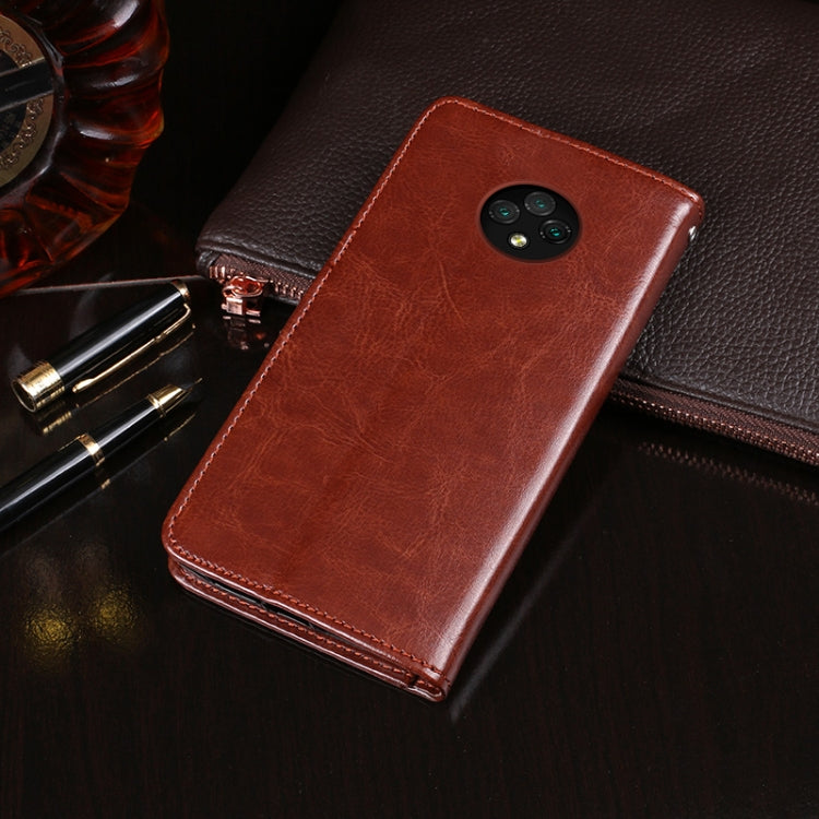 For DOOGEE X95 idewei Crazy Horse Texture Horizontal Flip Leather Case with Holder & Card Slots & Wallet(Brown) - More Brand by idewei | Online Shopping South Africa | PMC Jewellery | Buy Now Pay Later Mobicred