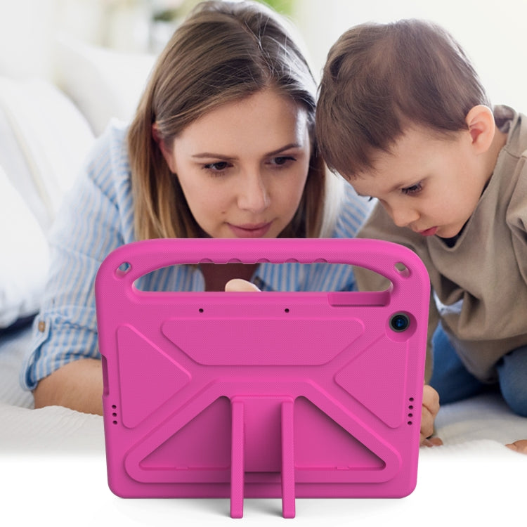 For Honor Pad X8 Handle Portable EVA Shockproof Tablet Case(Rose Red) - Honor by PMC TechLife | Online Shopping South Africa | PMC TechLife | Buy Now Pay Later Mobicred