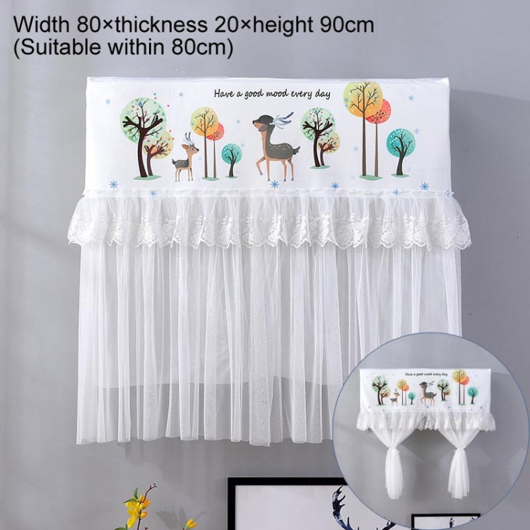 Do Not Take Dust-proof And Anti Direct Blowing Simple Wind Hanging Machine Air Conditioner Moon Cover, Size:Width 80 �� Thickness 20 �� Height 90cm(Cartoon Deer) - Dust Covers by PMC TechLife | Online Shopping South Africa | PMC TechLife | Buy Now Pay Later Mobicred