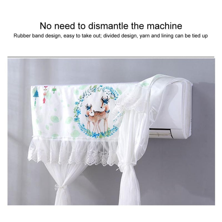 Do Not Take Dust-proof And Anti Direct Blowing Simple Wind Hanging Machine Air Conditioner Moon Cover, Size:Width 80 �� Thickness 20 �� Height 90cm(Cartoon Deer) - Dust Covers by PMC TechLife | Online Shopping South Africa | PMC TechLife | Buy Now Pay Later Mobicred