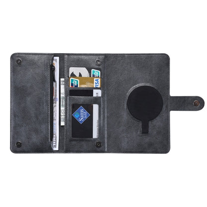 For iPhone 14 ViLi GV Series MagSafe Magnetic Zipper Leather Phone Case(Black) - iPhone 14 Cases by ViLi | Online Shopping South Africa | PMC Jewellery | Buy Now Pay Later Mobicred