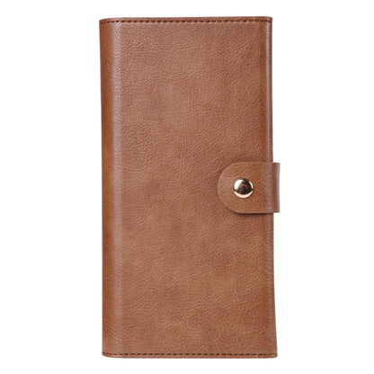 For iPhone 14 ViLi GV Series MagSafe Magnetic Zipper Leather Phone Case(Brown) - iPhone 14 Cases by ViLi | Online Shopping South Africa | PMC Jewellery | Buy Now Pay Later Mobicred