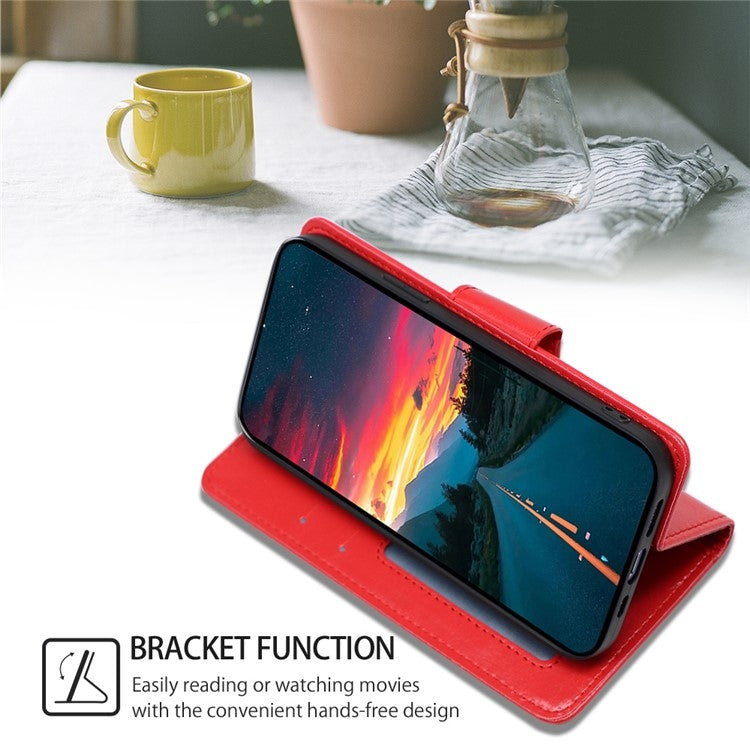 For Infinix Note 40 Pro 4G Crystal Texture Leather Phone Case(Red) - Infinix Cases by PMC Jewellery | Online Shopping South Africa | PMC Jewellery | Buy Now Pay Later Mobicred