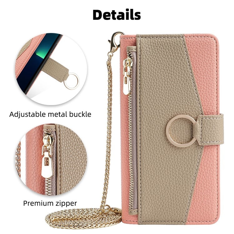 For Honor Magic6 5G Crossbody Litchi Texture Leather Phone Case(Pink) - free shipping - PMC TechLife - Order now!