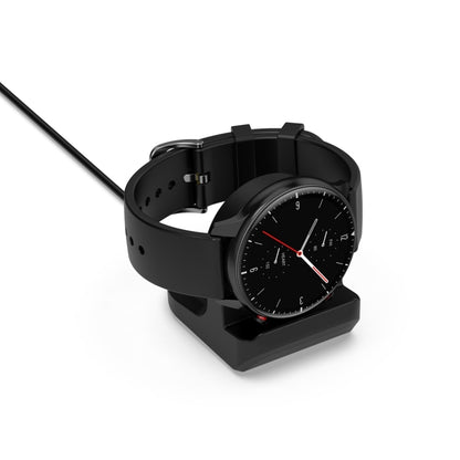 For Amazfit Active Smart Watch Silicone Charging Bracket without Charging Cable(Black) - Charger by PMC Jewellery | Online Shopping South Africa | PMC Jewellery | Buy Now Pay Later Mobicred