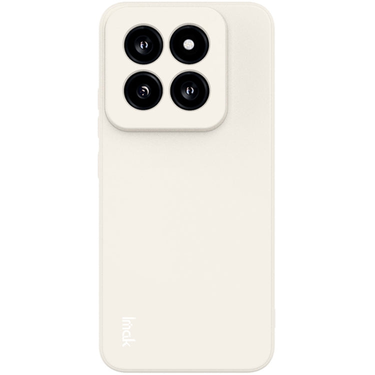 For Xiaomi 14 Pro 5G imak UC-4 Series Straight Edge TPU Phone Case(White) - 14 Pro Cases by imak | Online Shopping South Africa | PMC Jewellery | Buy Now Pay Later Mobicred