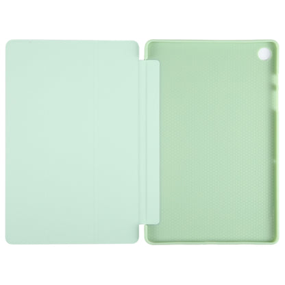 For Samsung Galaxy Tab A9+ Tri-fold Holder Flip Horizontal Flip TPU Leather Tablet Case(Green) - Galaxy Tab A9+ by PMC Jewellery | Online Shopping South Africa | PMC Jewellery