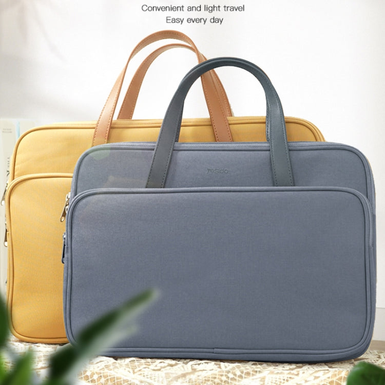 Yesido WB36 14 inch Waterproof Oxford Cloth Laptop Bag(Yellow) - 14.1 inch by Yesido | Online Shopping South Africa | PMC Jewellery | Buy Now Pay Later Mobicred