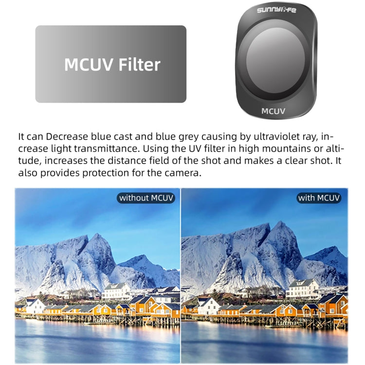 For DJI OSMO Pocket 3 Sunnylife Camera Lens Magnetic Metal Filter, Filter:3 in 1 CPL ND8/16 - Lens Accessories by Sunnylife | Online Shopping South Africa | PMC Jewellery | Buy Now Pay Later Mobicred