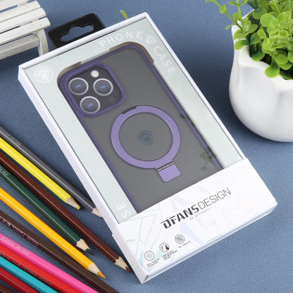 For iPhone 15 Pro Max DFANS DESIGN Magsafe Magnetic Phone Case(Purple) - iPhone 15 Pro Max Cases by DFANS DESIGN | Online Shopping South Africa | PMC Jewellery | Buy Now Pay Later Mobicred