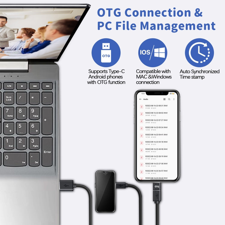 L17 Magnetic Pendant HD Recorder, Capacity:16GB - Recording Pen by PMC TechLife | Online Shopping South Africa | PMC TechLife | Buy Now Pay Later Mobicred