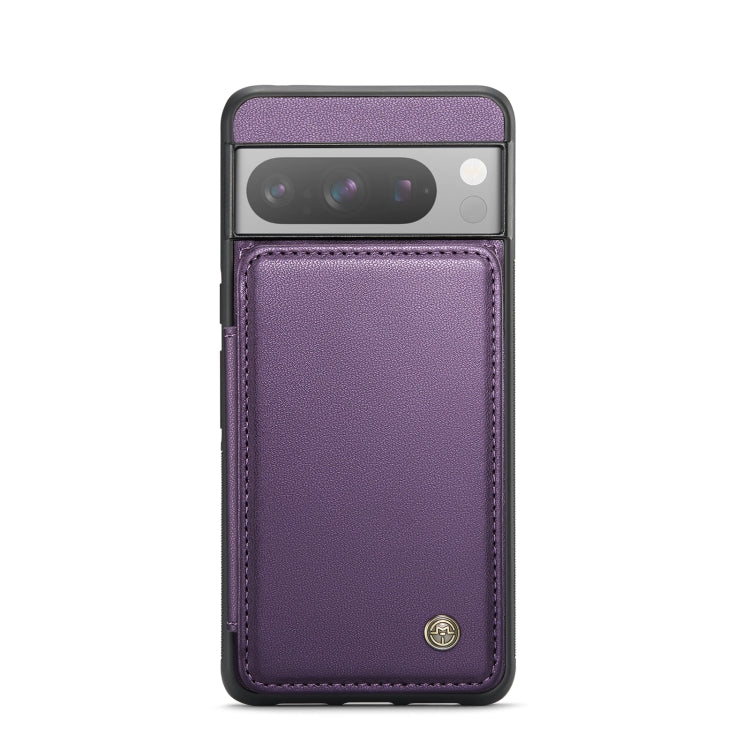 For Google Pixel 8 Pro CaseMe C22 Card Slots Holder RFID Anti-theft Phone Case(Purple) - Google Cases by CaseMe | Online Shopping South Africa | PMC Jewellery | Buy Now Pay Later Mobicred