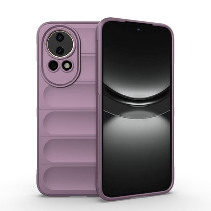 For Huawei nova 12 5G Magic Shield TPU + Flannel Phone Case(Purple) - Huawei Cases by PMC Jewellery | Online Shopping South Africa | PMC Jewellery | Buy Now Pay Later Mobicred