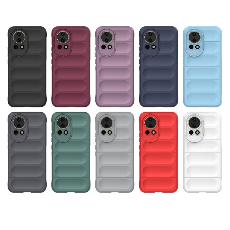 For Huawei nova 12 5G Magic Shield TPU + Flannel Phone Case(Purple) - Huawei Cases by PMC TechLife | Online Shopping South Africa | PMC TechLife | Buy Now Pay Later Mobicred