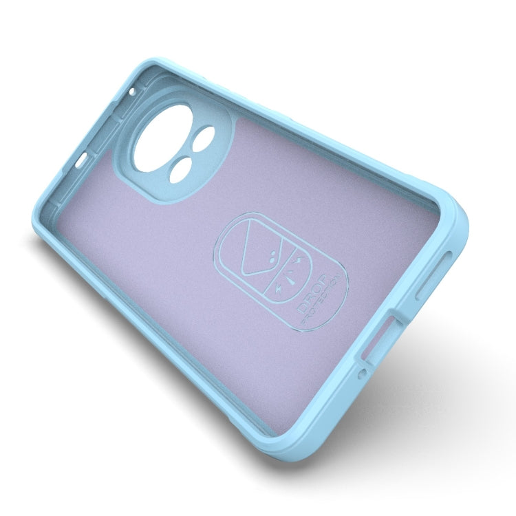 For Huawei nova 12 Ultra / 12 Pro Magic Shield TPU + Flannel Phone Case(Light Blue) - Huawei Cases by PMC TechLife | Online Shopping South Africa | PMC TechLife | Buy Now Pay Later Mobicred
