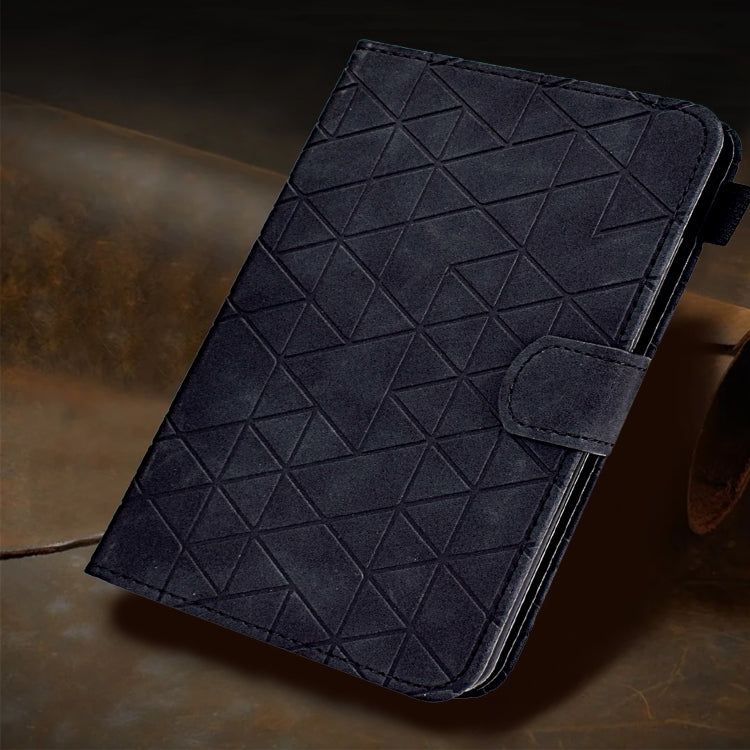 For iPad Pro 11 2024 Rhombus TPU Smart Leather Tablet Case(Black) - iPad Pro 11 2024 Cases by PMC TechLife | Online Shopping South Africa | PMC TechLife | Buy Now Pay Later Mobicred