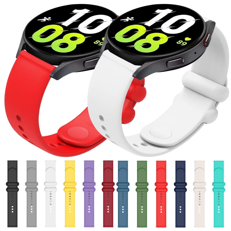 18mm Universal Solid Color Reverse Buckle Silicone Watch Band(Wine Red) - free shipping - PMC TechLife - Order now!