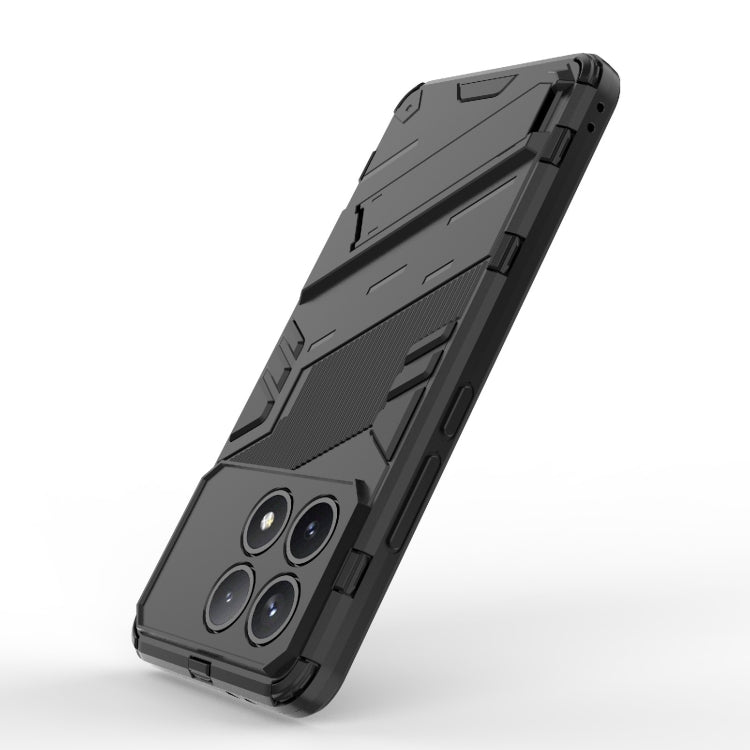 For Xiaomi Redmi K70 5G Punk Armor 2 in 1 PC + TPU Phone Case with Holder(Black) - K70 Cases by PMC Jewellery | Online Shopping South Africa | PMC Jewellery | Buy Now Pay Later Mobicred