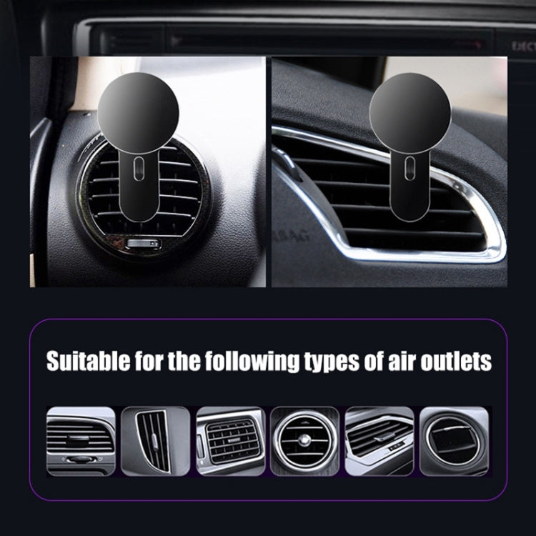 360 Degree Rotating Car Air Outlet Magnetic Phone Holder(Black) - free shipping - PMC TechLife - Order now!