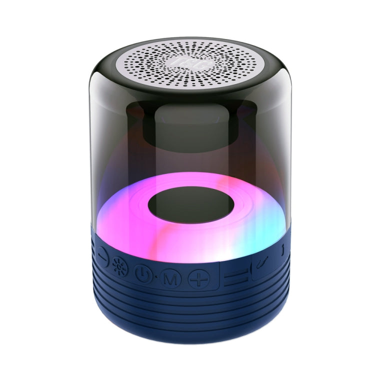 T&G TG369 Portable mini LED Wireless Bluetooth Speaker(Blue) - Mini Speaker by T&G | Online Shopping South Africa | PMC Jewellery | Buy Now Pay Later Mobicred