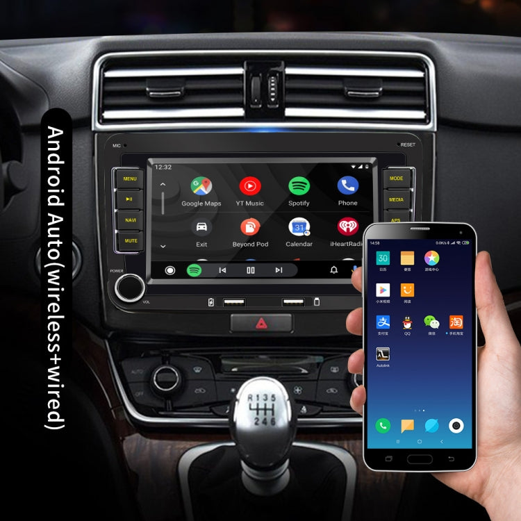 S9070 For Volkswagen 7 inch Portable Car MP5 Player Support CarPlay / Android Auto, Specification:1GB+32GB(Black) - Car MP3 & MP4 & MP5 by PMC Jewellery | Online Shopping South Africa | PMC Jewellery